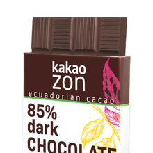 Load image into Gallery viewer, KakaoZon 85% Dark Chocolate with Coconut Sugar • 2.82oz Bar