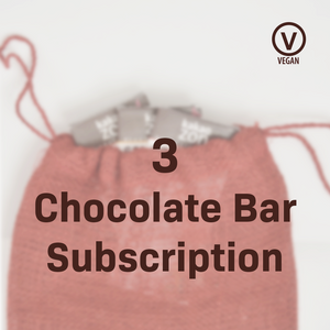 Vegan 3 Chocolate Bar Subscription