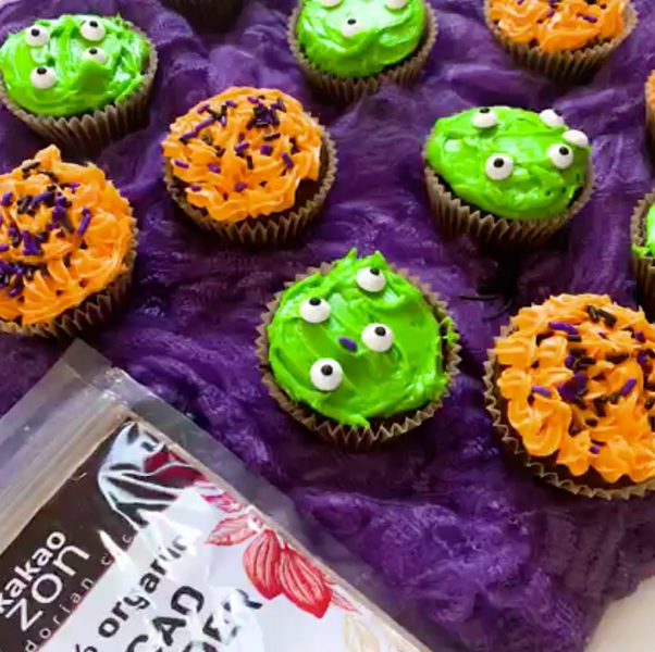 Chocolate Halloween Cupcakes