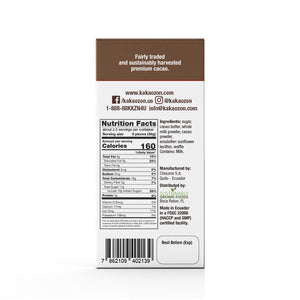 KakaoZon Milk Chocolate with Waffle • 2.82oz Bar