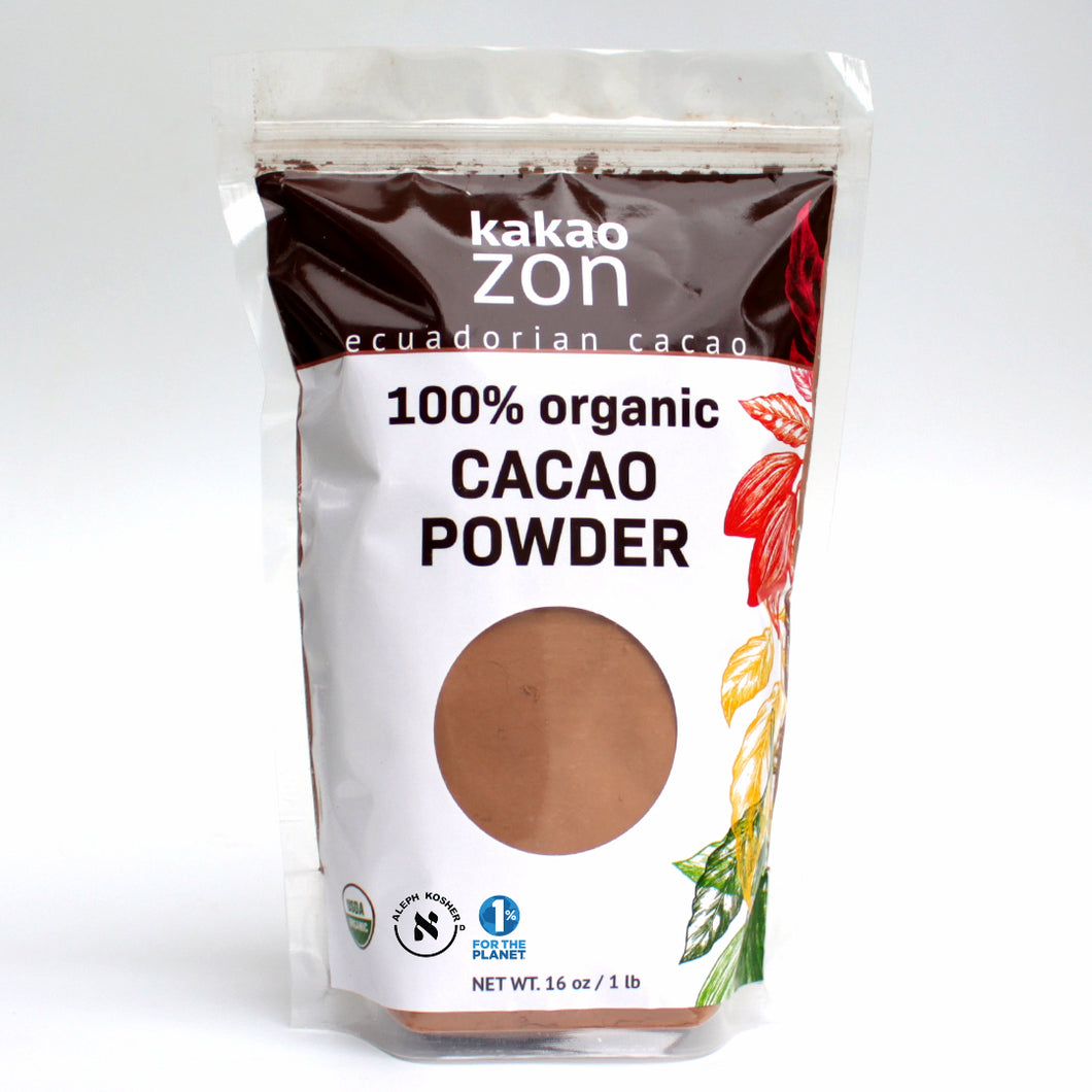 KakaoZon 100% Organic Cacao Powder • 16oz
