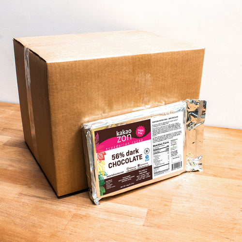 Bulk Kakaozon 56% Sugar Free Chocolate Gourmet 10x1kg Bars