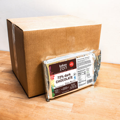 Bulk Kakaozon 72% Chocolate Gourmet 10x1kg Bars