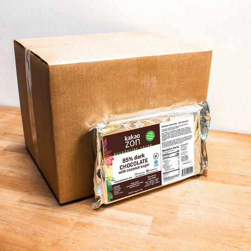 Bulk Kakaozon 85% Chocolate Gourmet 10x1kg Bars