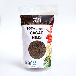 KakaoZon 100% Organic Cacao Nibs • 8oz