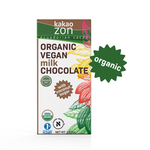 Organic Vegan Milk Chocolate • 2.82oz Bar