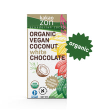 Load image into Gallery viewer, Organic Vegan Coconut White Chocolate • 2.82oz Bar