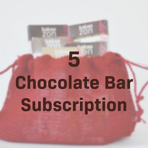 5 Chocolate Bar Subscription