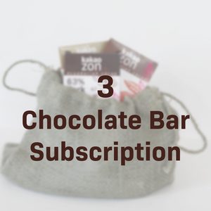 3 Chocolate Bar Subscription