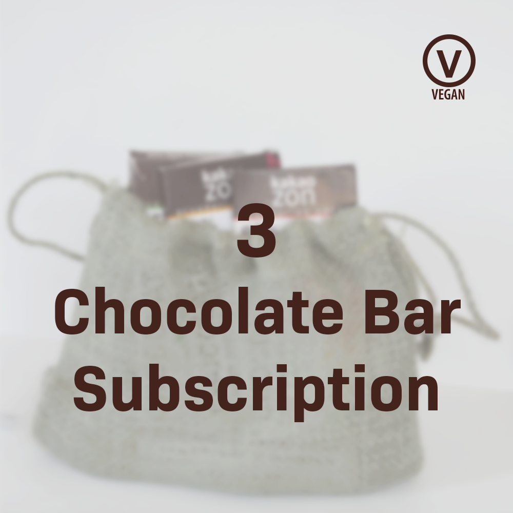 Vegan 3 Chocolate Bar Subscription