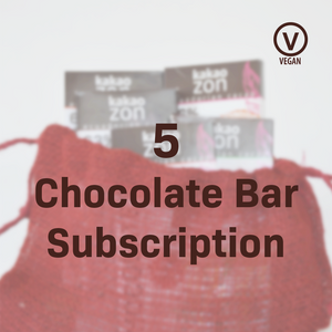 Vegan 5 Chocolate Bar Subscription