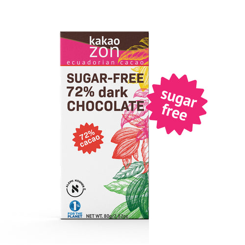 KakaoZon 72% Sugar-Free Chocolate • 2.82oz Bar