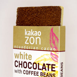 KakaoZon White Chocolate with Coffee • 2.82oz Bar