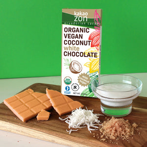 Organic Vegan Coconut White Chocolate • 2.82oz Bar