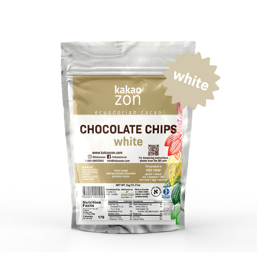 KakaoZon White Chocolate Chips • 35.27oz