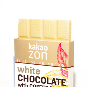 KakaoZon White Chocolate with Coffee • 2.82oz Bar