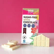 Load image into Gallery viewer, KakaoZon Sugar-Free White Chocolate • 2.82oz Bar